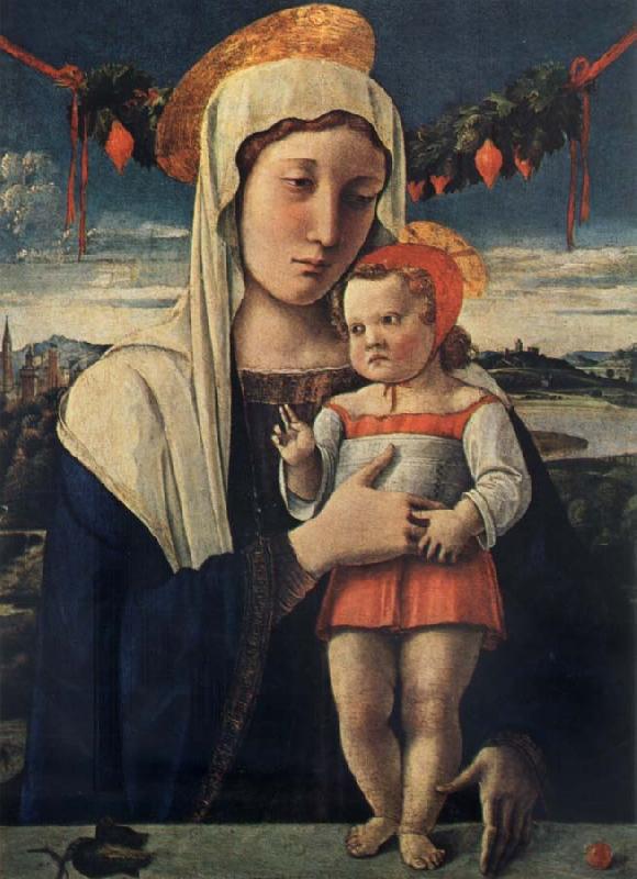 Gentile Bellini Madonna and child Germany oil painting art